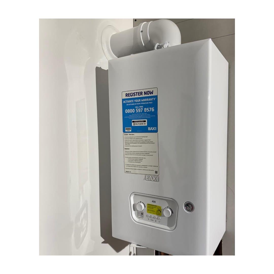 Baxi combi boiler installed by Gas Safe registered Apex Gas engineers